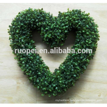 Diameter 40cm heart shaped wreaths for showcase